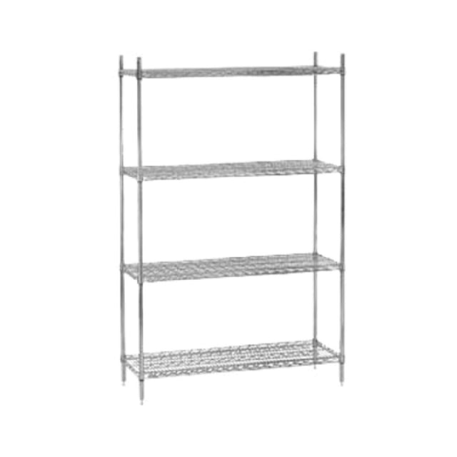 Advance Tabco ECP-64 Special Value Wire Shelving Post 64"H Numbered