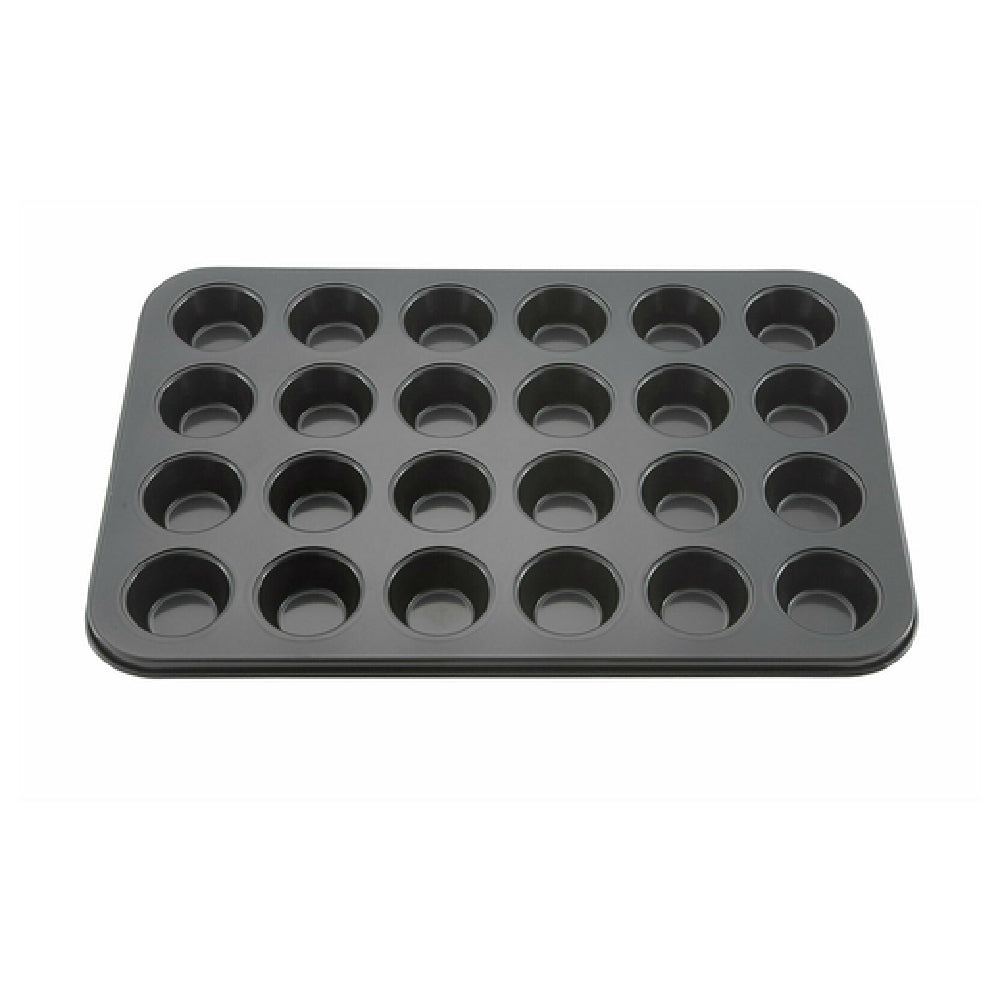 Winco AMF-24MNS Mini Muffin Pan (24) 1.5 Oz. 1-3/4" Dia. X 7/8"H Cups 13-3/4"L X 10-1/2"W Pan