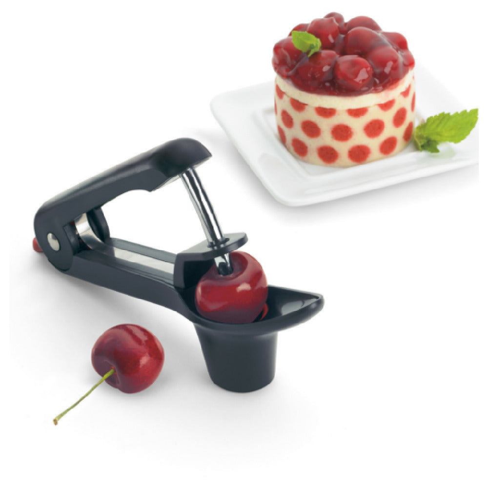 Browne Foodservice 747151 CUISIPRO Cherry/Olive Pitter 8" L X 3.25" W X 1.5" H Scoop For Easy Pick-up