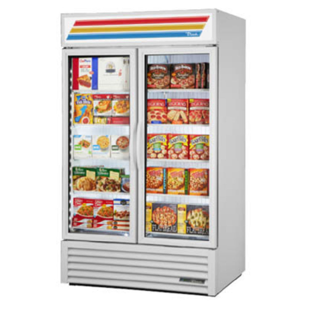 True Refrigeration GDM-43F-HC~TSL01_BL Freezer Merchandiser Two-section