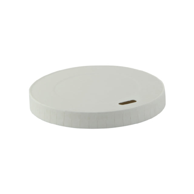 PacknWood 210LPAW80 - Paper Coffee Lid For 8oz., 3.15"D, Compostable