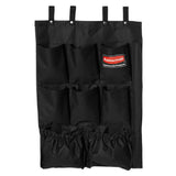 Rubbermaid FG9T9000BLA - Fabric 9-Pocket Organizer, 28"L X 19-3/4"W X 1-1/2"H, Black