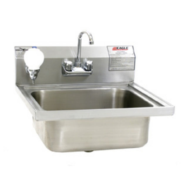 Eagle W1916-FA Lavatory Hand Sink Wall Mount 15-3/4"W X 19-3/4" Front-to-back X 8-7/8"D