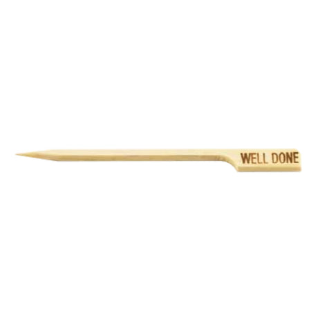 Tablecraft WELLDONE Cash & Carry Meat Marker Pick 3-1/2" Well Done