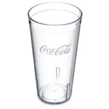 Carlisle 52203550A Carlisle Coca-Cola® Stackable™ Tumbler 20 Oz. (22.30 Oz. Flush Fill)