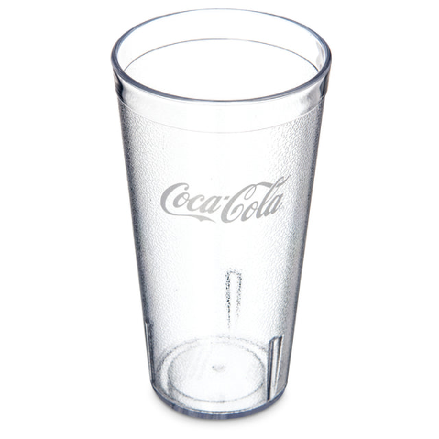 Carlisle 52203550A Carlisle Coca-Cola® Stackable™ Tumbler 20 Oz. (22.30 Oz. Flush Fill)