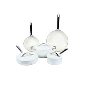 Allinox USA Inc. 102292 - Mobi 8 Piece Cookware Set, Includes (1) 8" Frying Pan, (1) 11" Frying Pan