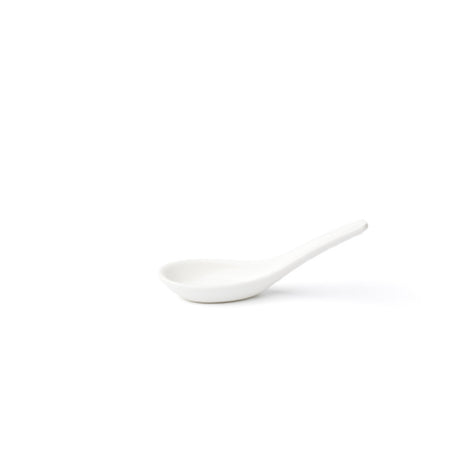 Browne Foodservice 5630103 Spoon 13.8x4.7x4.9cm / 5.5x1.75x2" Vitrified High Alumina Porcelain