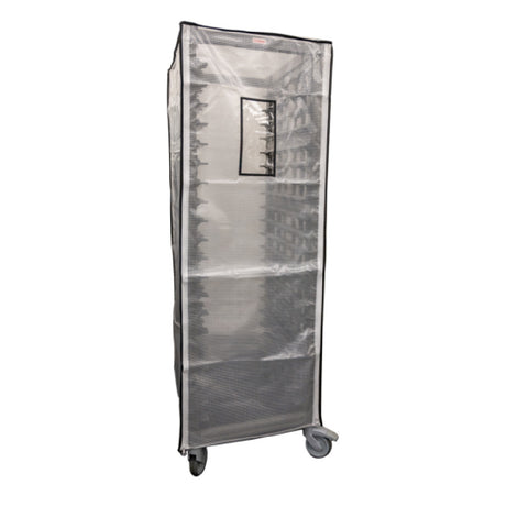 Cambro GBCTUPRCLR GoBag® Rack Cover 27" X 21" X 65" Clear 6" X 9" Front Window Panel