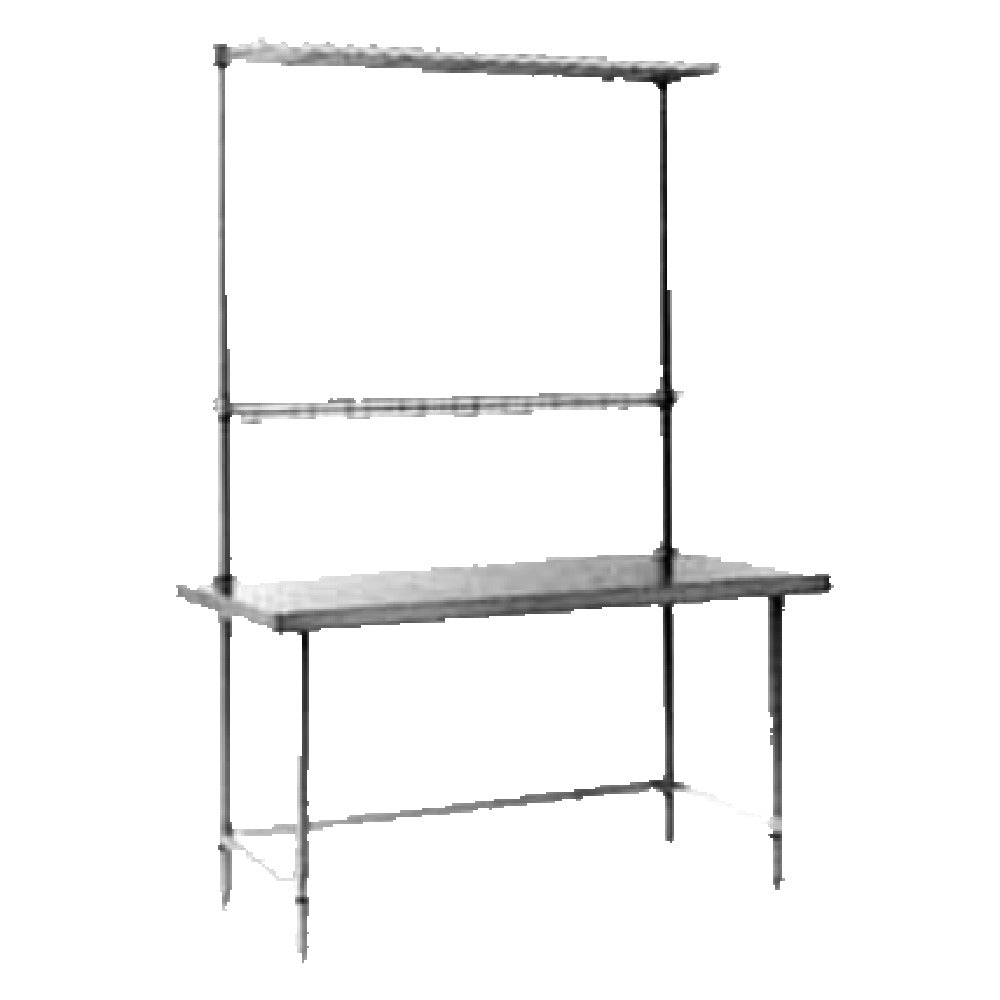 Metro WTC306FS HD Super™ Work Table 60"W X 30"D 14/304 Stainless Steel Top