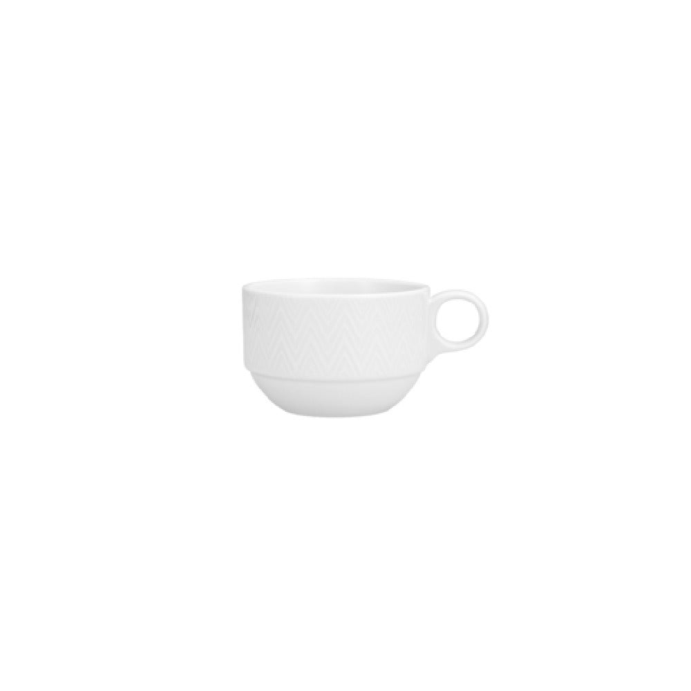 Fortessa 7900.FFD.01 Willa Teacup 7 Oz. (207mL) Embossed