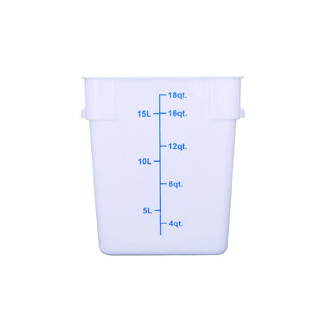 Hubert 62321 - CenPro® Food Storage Container, 10-7/8"W X 10-7/8"D X 12-1/2"H, Square