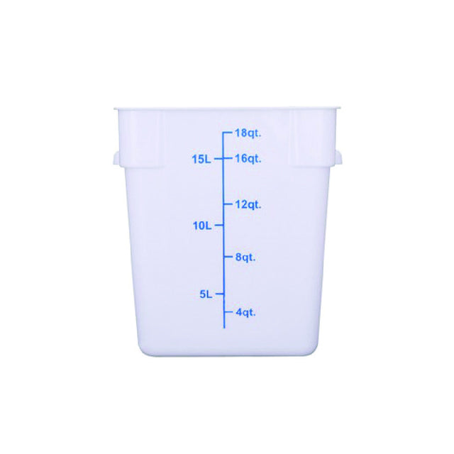 Hubert 62321 - CenPro® Food Storage Container, 10-7/8"W X 10-7/8"D X 12-1/2"H, Square