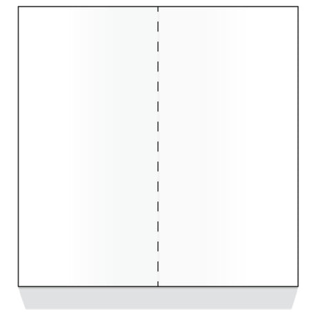 Dinex DX6ST0010000 Tray Ticket 8-1/2" X 11" 2-panel