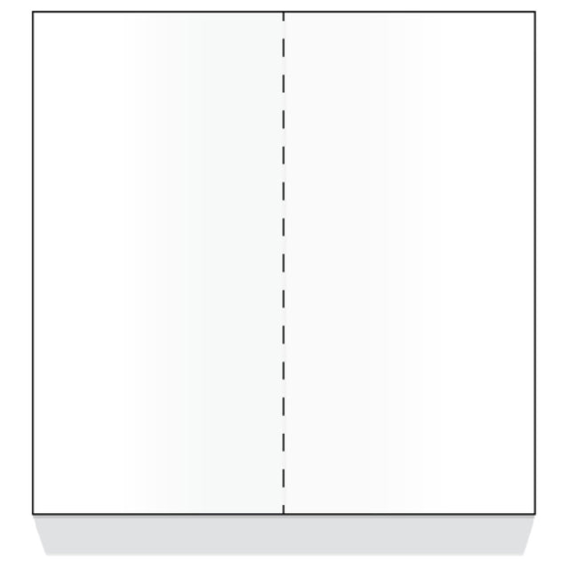 Dinex DX6ST0010000 Tray Ticket 8-1/2" X 11" 2-panel