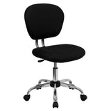 Flash Furniture H-2376-F-BK-GG Swivel Task Chair 33-1/2" To 37-1/2" Adjustable Height