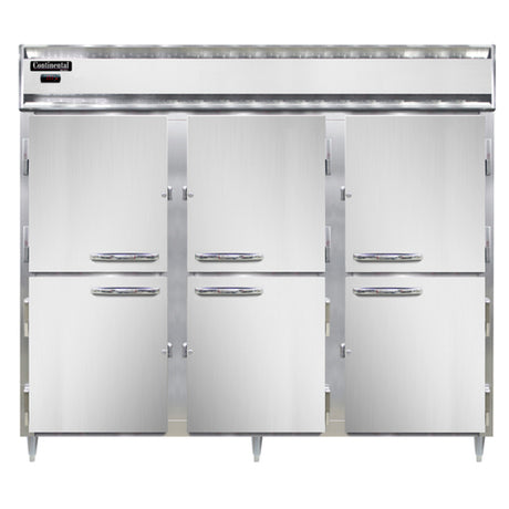 Continental Refrigerator DL3WE-SS-HD Designer Line Heated Cabinet Extra Wide Reach-in