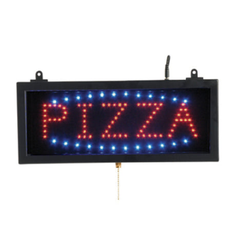 Aarco PIZ01S LED Sign 16-1/8"W X 6-3/4"H "PIZZA"