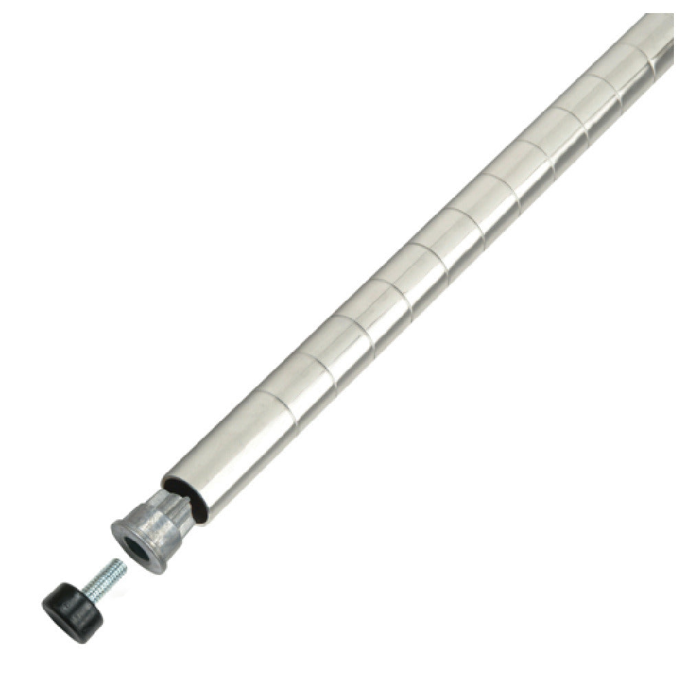 Winco VC-27P Wire Shelf Post Chrome Plated 27"