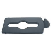 Rubbermaid 2007899 - Slim Jim® Mixed Recycling Station Lid Insert, 16-1/2"L X 8"W X 1/2"H