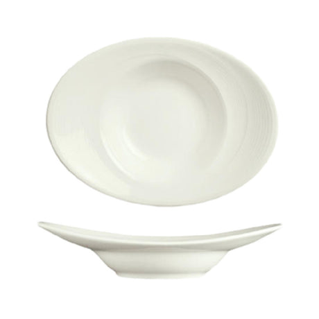 Libbey 987659327 (Formerly Syracuse China) Appetizer Dish 2-1/2 Oz. 6-1/2"L X 4-3/4"W X 1-1/2"H