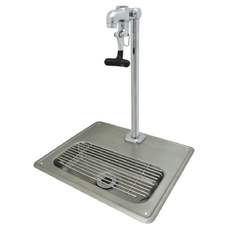 BK Resources BK-WS-1SGF-G Glass Filler Water Station Sink With Faucet Drop-in