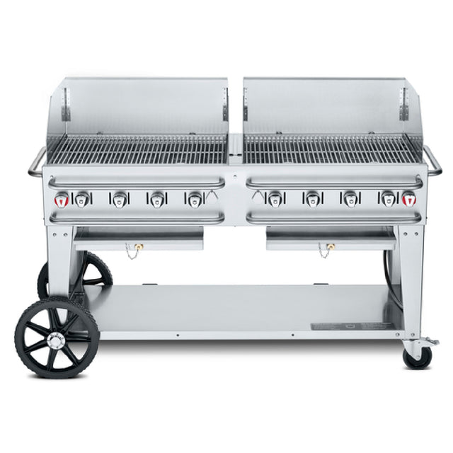 Crown Verity CV-RCB-60WGP-SI-BULK Pro Series Grill LP Gas 69"L X 28"D