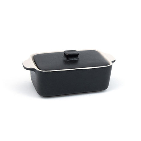 FOH DBO135BKC23 Kiln® Ovenware Dish 10 Oz. 6-1/4" X 3-3/4" X 2"