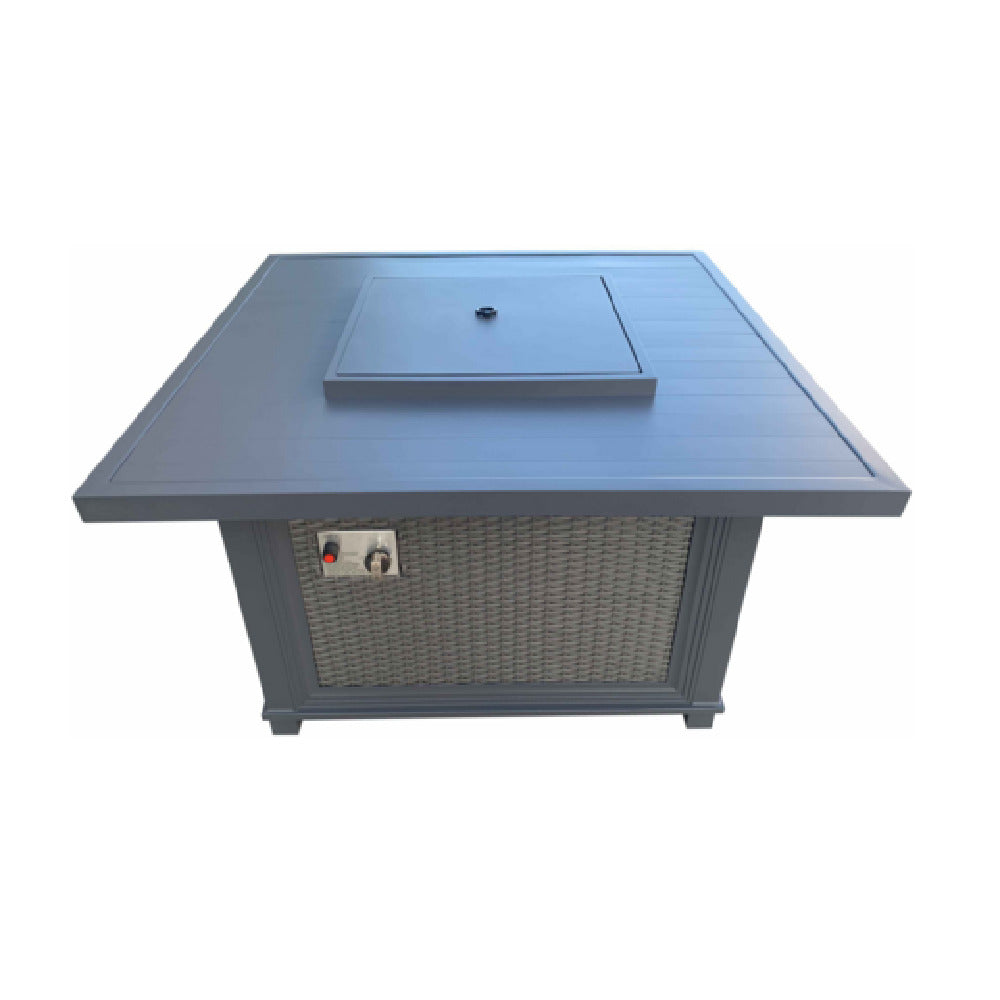 Plantation Prestige Commercial Furniture 8774242-0155 Durango Firepit 42" X 42" All Aluminum