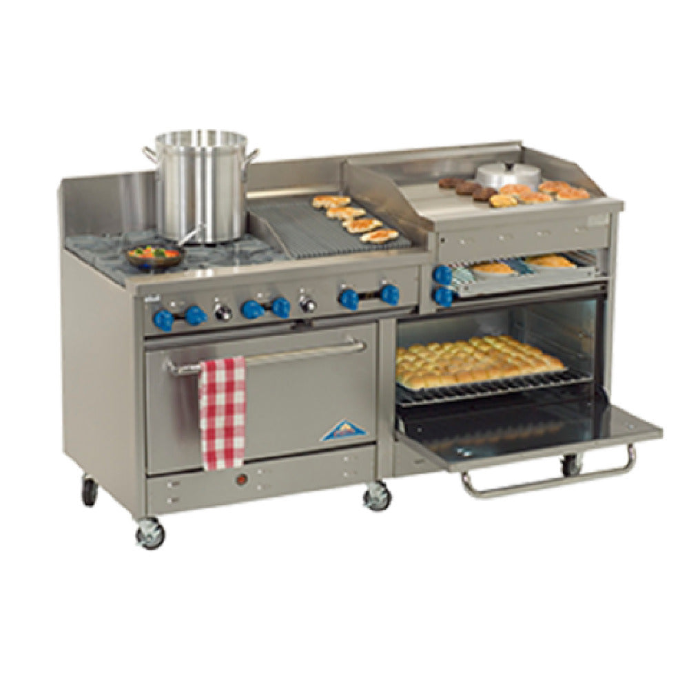 Comstock-Castle 2F330-2.5RB-30B Range Gas 72" Wide