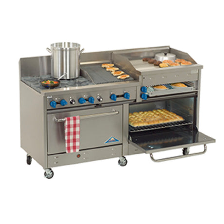 Comstock-Castle 2F330-2.5RB-30B Range Gas 72" Wide