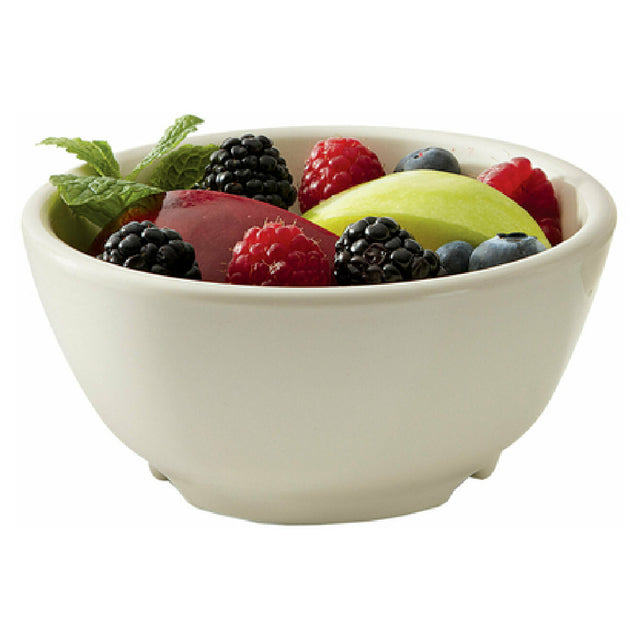 GET Enterprises B-45-DI Diamond Ivory™ Bowl 10 Oz. (10-1/2 Oz. Rim Full) 4-1/2" Dia. X 2-1/4"H