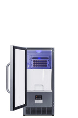 Summit BIM44GCSSADA Air-cooled Cube-style Built-In 45 lb. Clear Ice Maker, ADA Compliant