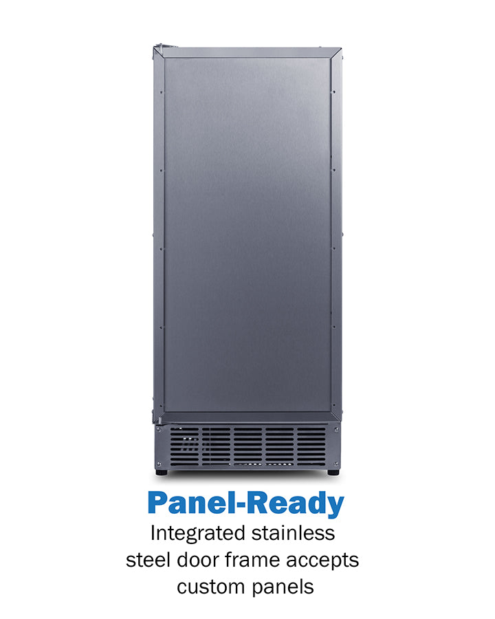 Summit BIM44GCSSIFADA Air-cooled Cube-style Built-In 45 lb. Clear Ice Maker, ADA Compliant (Panel Not Included)