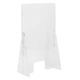 Flash Furniture BR-ASLF-2442-GG Hamilton Free-Standing Register Shield/Sneeze Guard