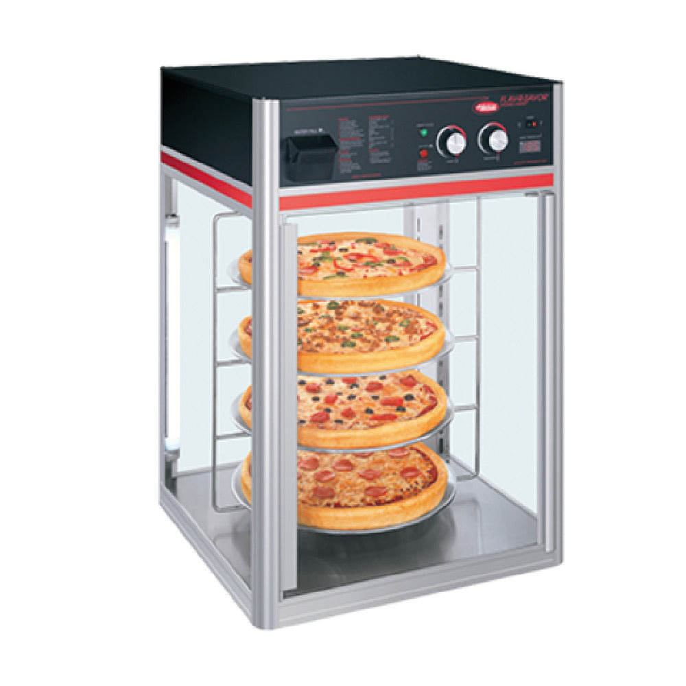 Hatco FSDT-1 Flav-R-Savor® Holding & Display Cabinet (1) Door (4) Tier Circle Rack With Motor