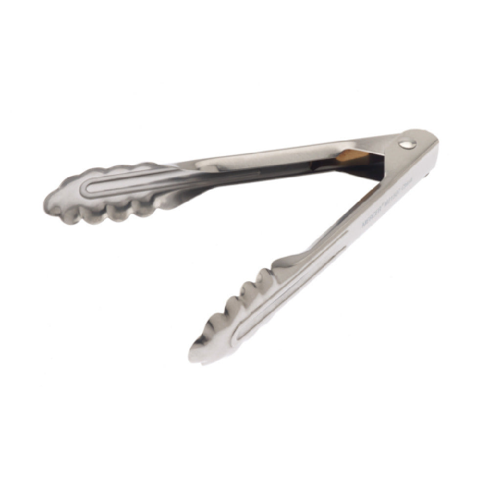 Mercer M21507 - 7" Utility Tong, Scalloped End, 18-0 Stainless Steel
