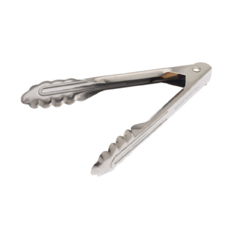 Mercer M21507 - 7" Utility Tong, Scalloped End, 18-0 Stainless Steel
