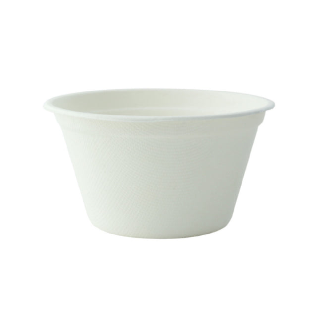 PacknWood 210GPU350F - Sugarcane Takeout Bowl (No Added PFAs), 12oz, 4.3" D