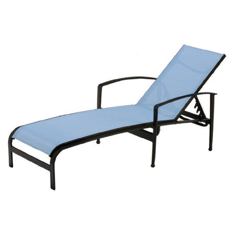 Plantation Prestige Commercial Furniture 4020900-03 Miramar Chaise Lounge Stackable Durable Sling