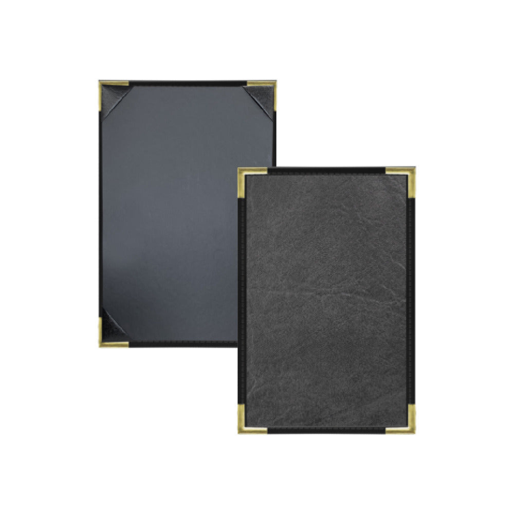 Risch SEVDX-1V 5.5X8.5 Seville Deluxe Hardback Antibacterial/antimicrobial Faux-leather Menu Cover (specify Color)