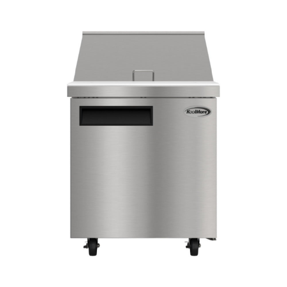 Koolmore KM-MPTR27-1D - Mega Top Sandwich / Salad Prep Table, 27.5"W, 8 Cu.ft.