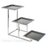 Hubert 30242 - Cerve Collection Bowl Stand, 3-tier, 8"L X 20-1/2"W X 14"H