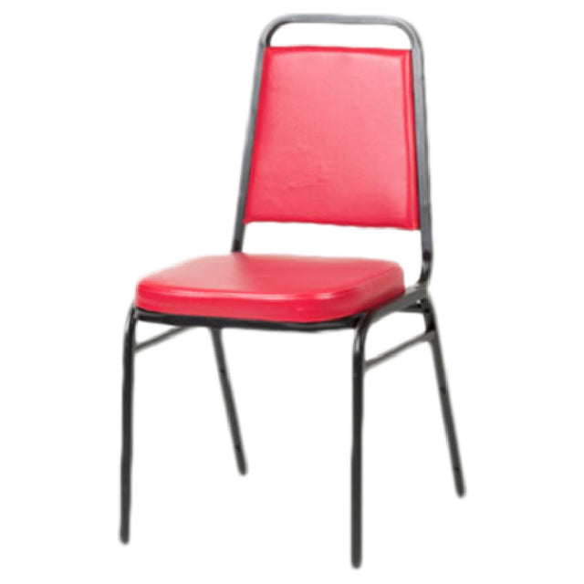 Royal Industries ROY 718 R Stack Chair Square Back With Hand Hold 33-1/8"H