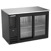 Beverage Air BB48HC-F-GS-B - Refrigerated Food Rated Back Bar Storage Cabinet, Two-section