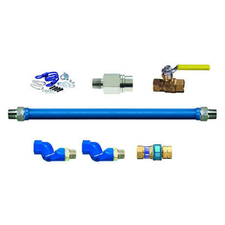 Dormont CAN1675KIT2S36EFV - Dormont Blue Hose Moveable Gas Connector Kit, 3/4" Inside Dia.