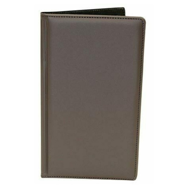 Tablecraft 59BR Check Presentation Holder 5-1/4" X 9" Brown With Gold Imprinted "Thank You"