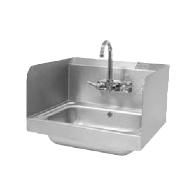 Advance Tabco 7-PS-15 Welded Side Splash 12"H (installed Height) Both Sides