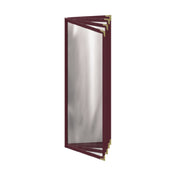 Risch TEDD 4.25X14-LEATHERETTE Deluxe Sewn Leatherette Menu Cover (specify Color)