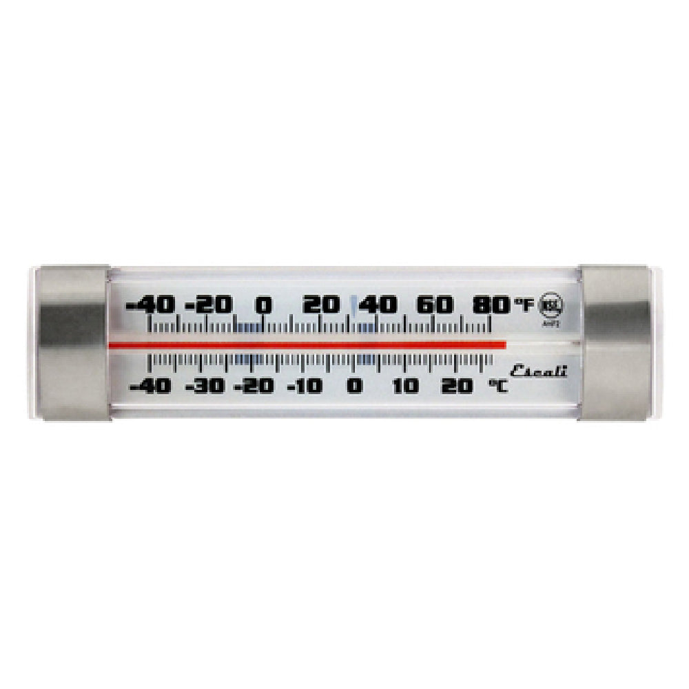 San Jamar THDLRFG Escali Refrigerator/Freezer Thermometer Analog 1-1/4 X 4-3/4 X 3/4"